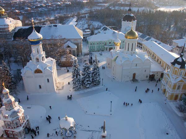 Свято Троицкая Сергиева Лавра зима