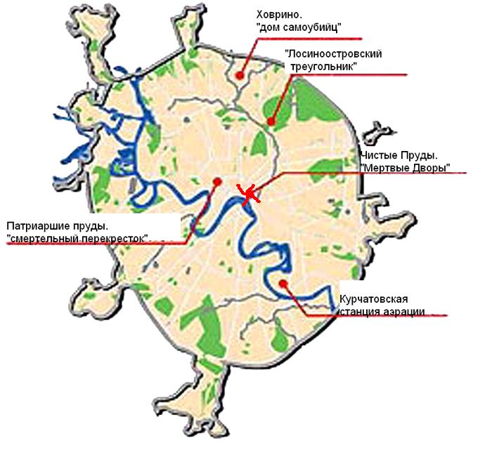 Подземное море под москвой карта