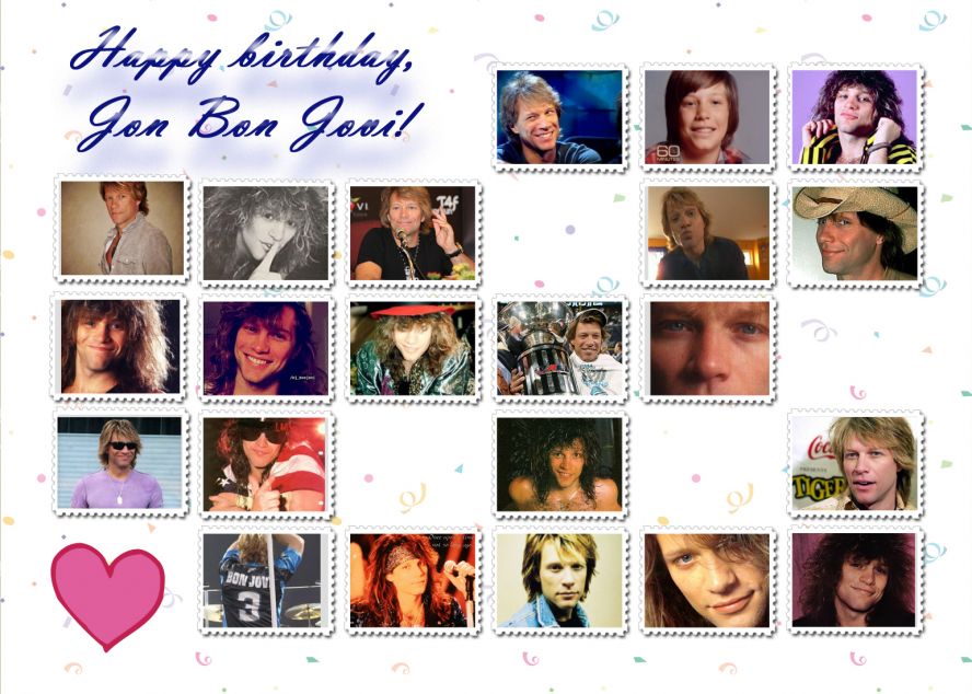 Happy birthday Jon Bon Jovi! thanx for everything! 