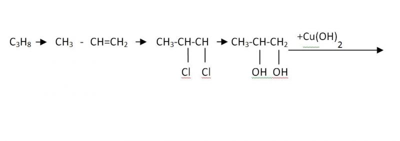 1 хлорпропан продукт реакции