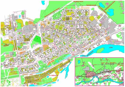 Карта дзержинска нижегородской