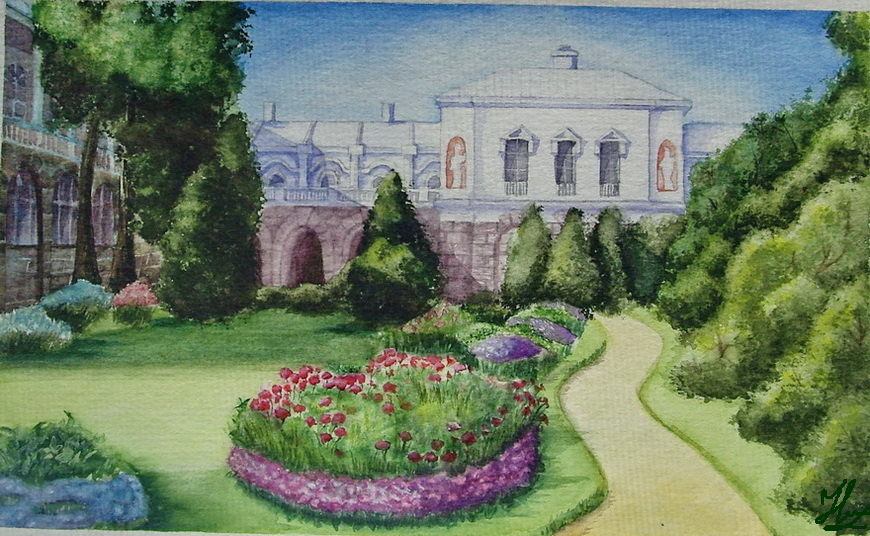 Царское село рисунок