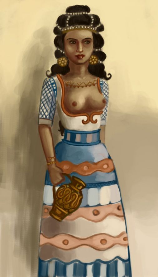 Финикийская богиня 7. Крито-Минойцы. Древний Крит Минойцы одежда. Минойцы Микенцы. Крито микенские женщины.