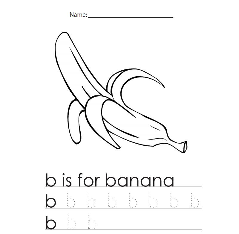 Буква б банан. Прописи банан. Банан раскраска на английском. Раскраска по точкам банан. B for Banana.