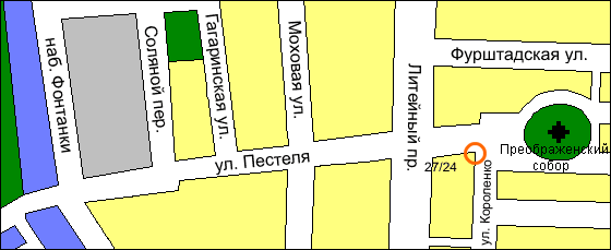 Пестеля 1 карта