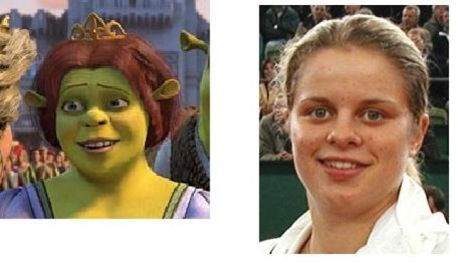 Kim Clijsters Shrek