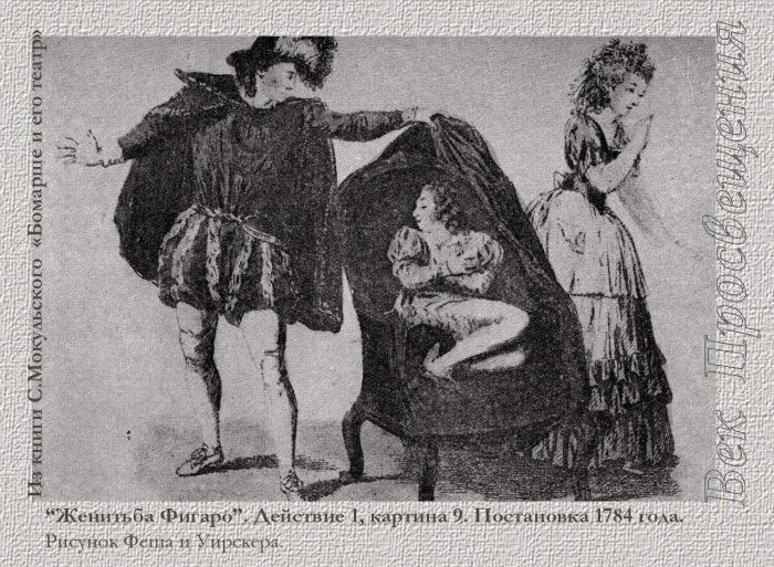 Рисунок фигаро свадьба