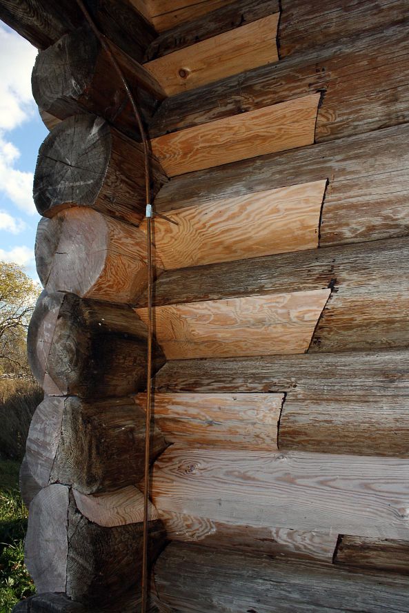 замена бревен в деревянном доме